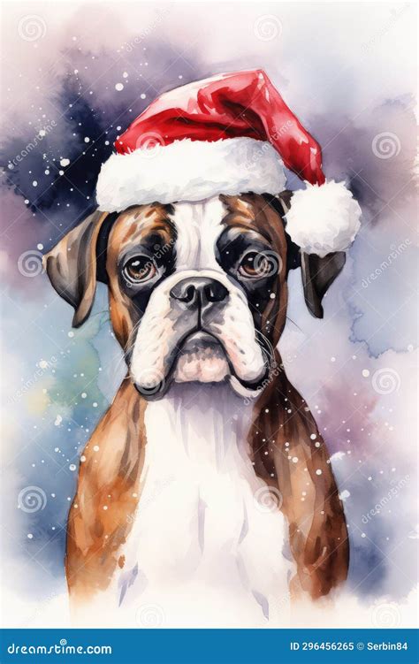 metal boxer dog with santa hat|Custom Christmas Santa Claus Hat Dog Ornament Cute Boxer .